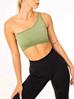 green sports bra